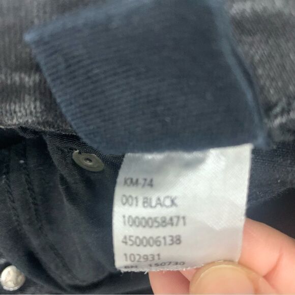 KSUBI Black Jeans Men’s 31 Chitch Laid Red Crosses Slim Fit Denim - Picture 10 of 14